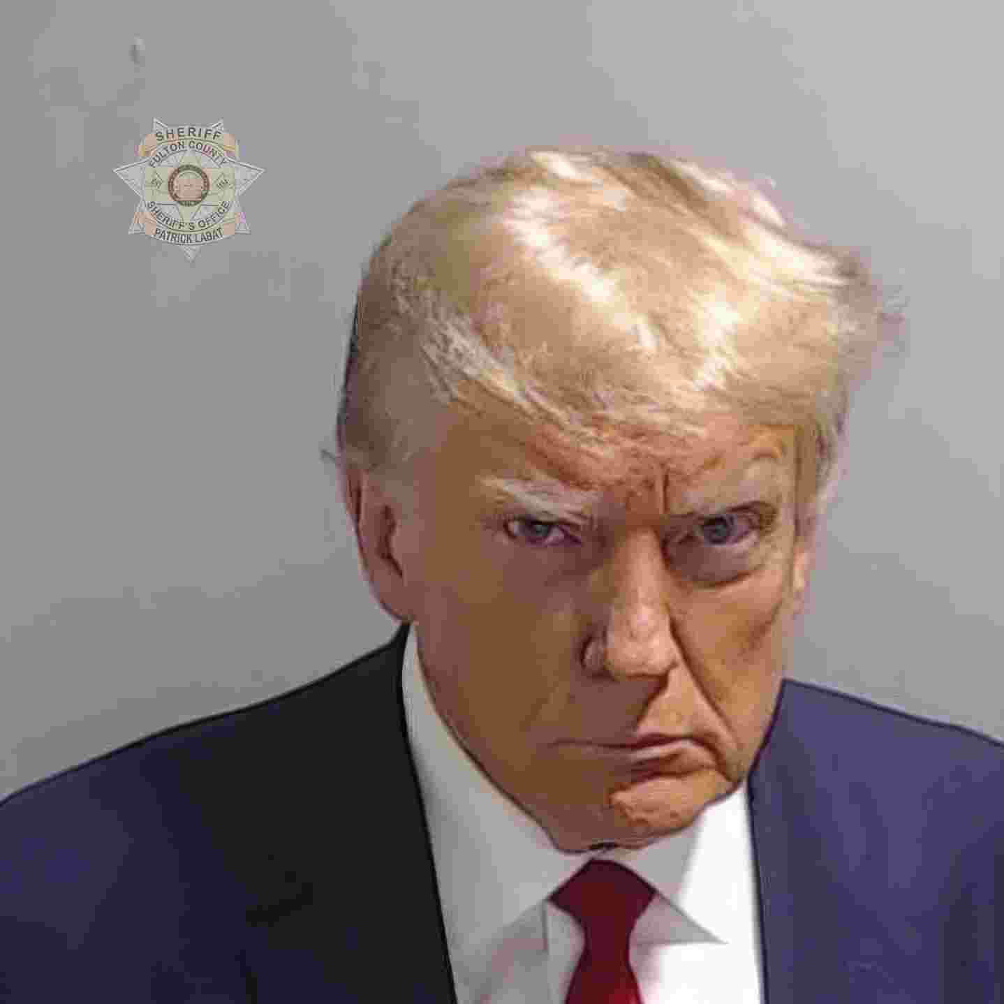 mugshot of Trump